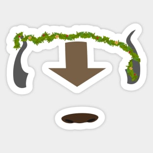 Christmas Garland Appa Sticker